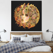 Bio Planet Leinwanddruck (Insitu (Schlafzimmer))