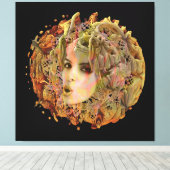 Bio Planet Leinwanddruck (Insitu (Holzboden))