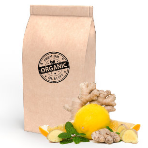 Bio Premium-Produkt Gummistempel