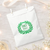 Bio-Produkt Grüne Aquarellfarm Frische Lebensmitte Geschenktütchen (Ausgeschnitten)