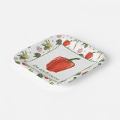 Bio Produktion von Bell Pepper Pappteller (Gewinkelt)