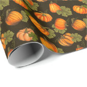 Bio Pumpkins: Bauernhof an Tisch Geschenkpapier (Rolleneckpunkt)