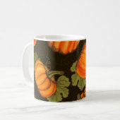 Bio Pumpkins: Bauernhof an Tisch Kaffeetasse (Vorderseite Links)