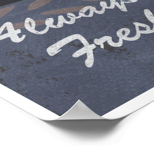 Bio Radishes Poster (Ecke)