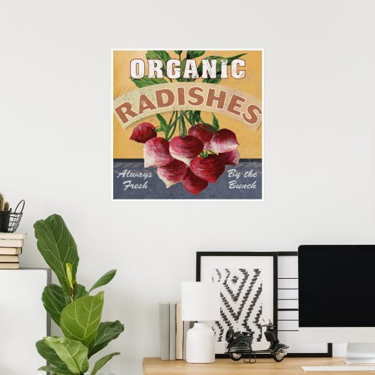 Bio Radishes Poster (Heimbüro)