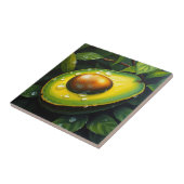 Bio Raingrown Avocado mit Dewdrops Fliese (Seite)