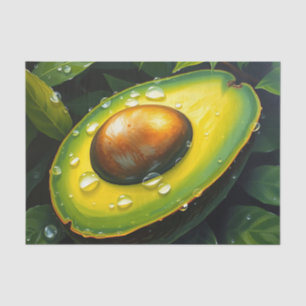 Bio Raingrown Avocado mit Dewdrops Seidenpapier
