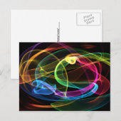 Bio Regenbogen Postkarte (Vorne/Hinten)
