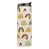Bio Regenbogenstreifen Vintag Thermosbecher (Nach links gedreht)