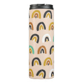 Bio Regenbogenstreifen Vintag Thermosbecher (Rückseite)