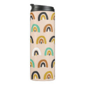 Bio Regenbogenstreifen Vintag Thermosbecher (Nach rechts gedreht)