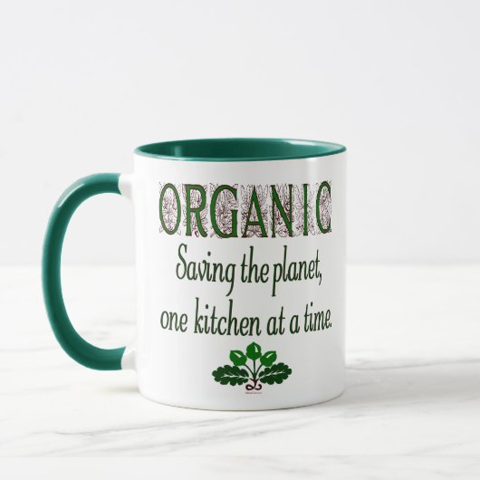 Bio Rettend Sprichwort Planet Kitchen Tasse (Links)