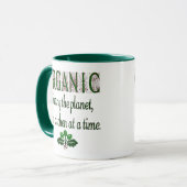 Bio Rettend Sprichwort Planet Kitchen Tasse (Vorderseite Links)