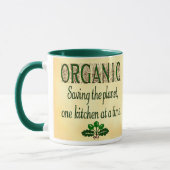 Bio Rettend Sprichwort Planet Kitchen Tasse (Links)