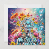 Bio Robot Feiertagskarte (Rückseite)