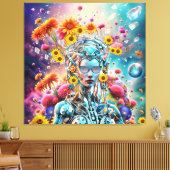 Bio Robot Leinwanddruck (Insitu (Wohnzimmer))