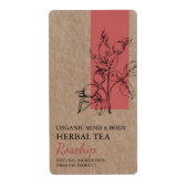 Bio Rosehip-Kräutertee-Kraft-Gütezeichen (Vorne)