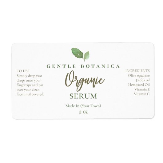 Bio Rot-Leaf-Logo-Face-Serum-Labels (Vorne)