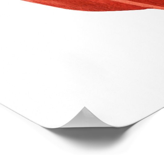 Bio Roter Glockenpfeffer Poster (Ecke)