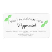 Bio Scent Soap Business Art Label (Vorne)