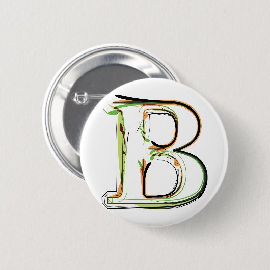 Bio Schriftartillustration Button (Vorne & Hinten)