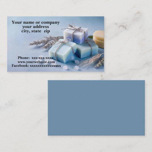 Bio Seife Visitenkarte (Vorne/Hinten)