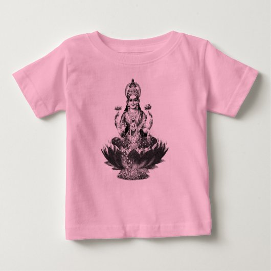 BIO SHIRT-YOGA-BABY-GODESS DES WOHLSTANDS BABY T-SHIRT (Vorderseite)