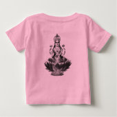 BIO SHIRT-YOGA-BABY-GODESS DES WOHLSTANDS BABY T-SHIRT (Rückseite)