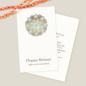 Bio Skincare Lotus Blume Visitenkarte