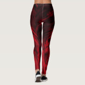 Bio Spiral3 Rot - Leggings (Rückseite)