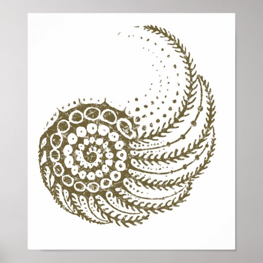 Bio Spiralbräune Poster (Vorne)