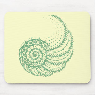 Bio Spiralgrün Mousepad
