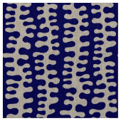 Bio Streifen - Tiefe Marine Stoff (Muster)