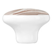 "Bio Ströme" | Dynamic Forms Art Keramikknauf (Seitenansicht)