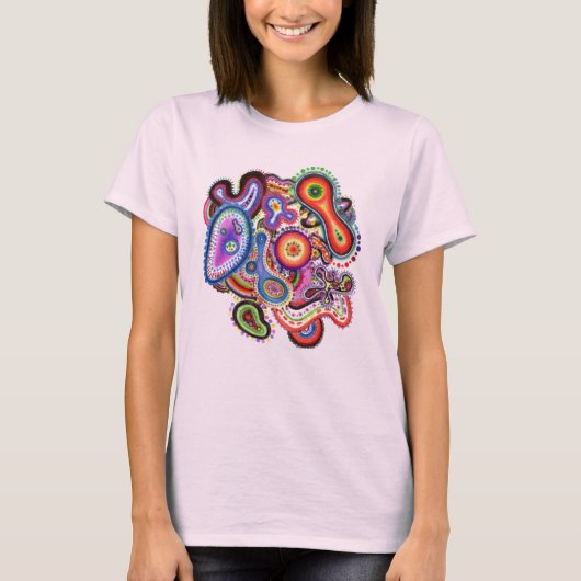 Bio T-Shirt "Amoeba Art" (Vorderseite)