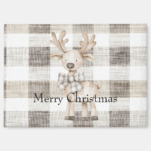 Bio Tan Cream Kariert Stripes Weihnachtsmann Magnet