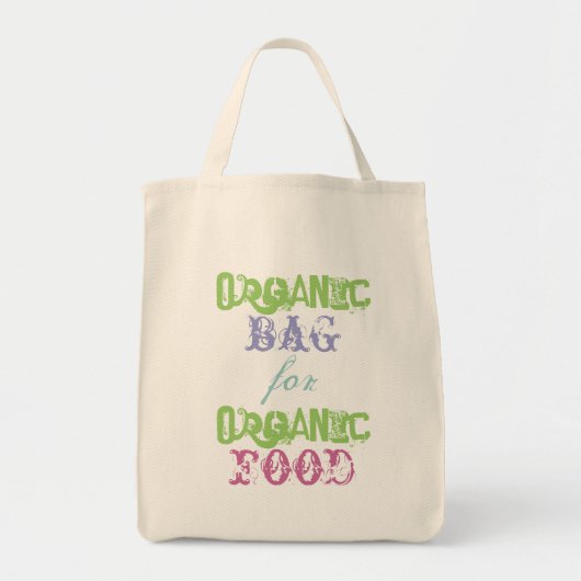 Bio Tasche für Bio Nahrung (Vorne)