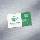 Bio-Tech-Logo | Ingenieur Magnetische Visitenkarte (Beispiel)