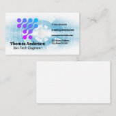 Bio Tech Modern Logo | Ingenieur Visitenkarte (Vorne/Hinten)