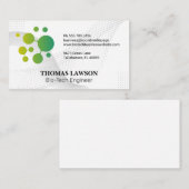 Bio Tech Modern Logo Visitenkarte (Vorne/Hinten)