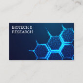 Bio Tech Molecule Nah Visitenkarte (Vorderseite)