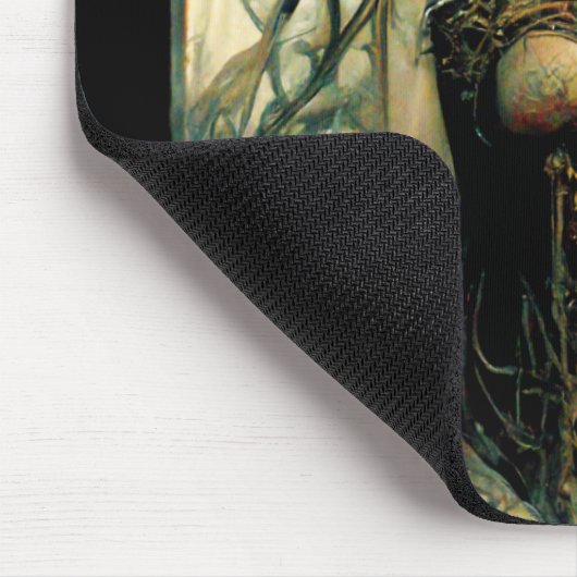 Bio Tech Woman Fantasy Sci-Fi Mousepad (Ecke)