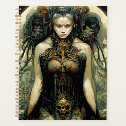 Bio Tech Woman Fantasy Sci-Fi Planer (Vorderseite)