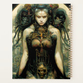 Bio Tech Woman Fantasy Sci-Fi Planer (Rückseite)