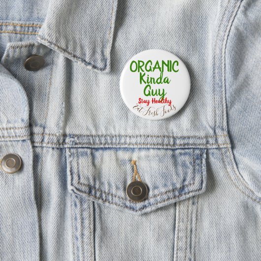 Bio Typ Fresh Foods Round Button Buttone (Beispiel)