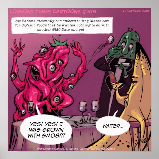 Bio und gentechnisch veränderte Daten Poster (Vorne)