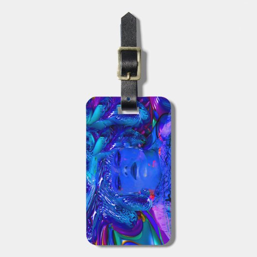 Bio Verbindung - Gepäckmarke Gepäckanhänger (Vorderseite vertikal)