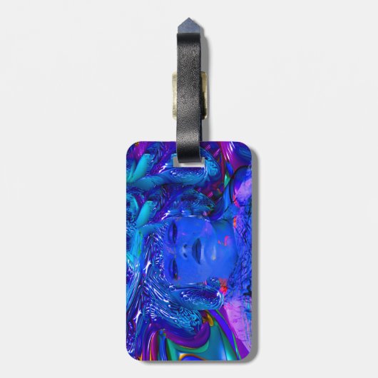 Bio Verbindung - Gepäckmarke Gepäckanhänger (Rückseite vertikal)