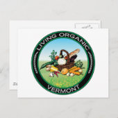 Bio Vermont Postkarte (Vorne/Hinten)