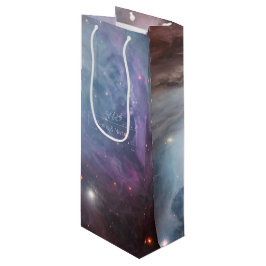 Bio violette Himmelsstars orion nebula EDITABLE Geschenktüte Für Weinflaschen